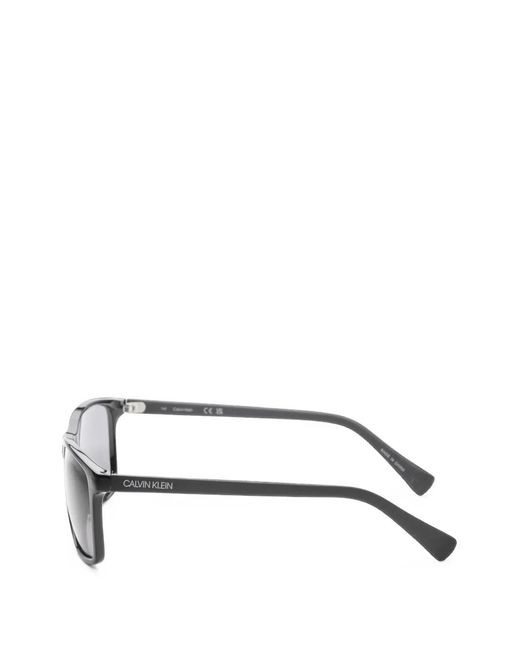 Calvin Klein Metallic Rectangle-Frame Sunglasses for men