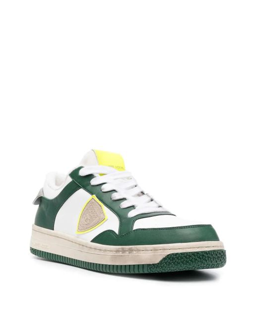 Philippe Model Green Lyon Low-Top Sneakers for men