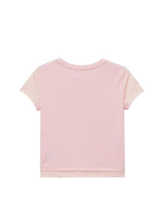 B+ AB Pink Layered T-Shirt