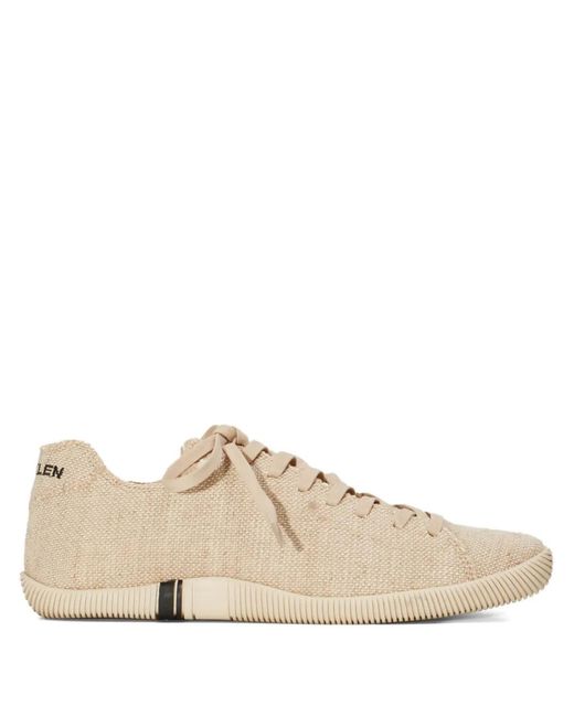 Osklen Natural Textured Lace-Up Sneakers