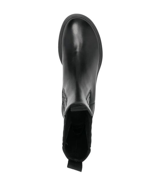 Vic Matié Black Chunky 55Mm Leather Boots