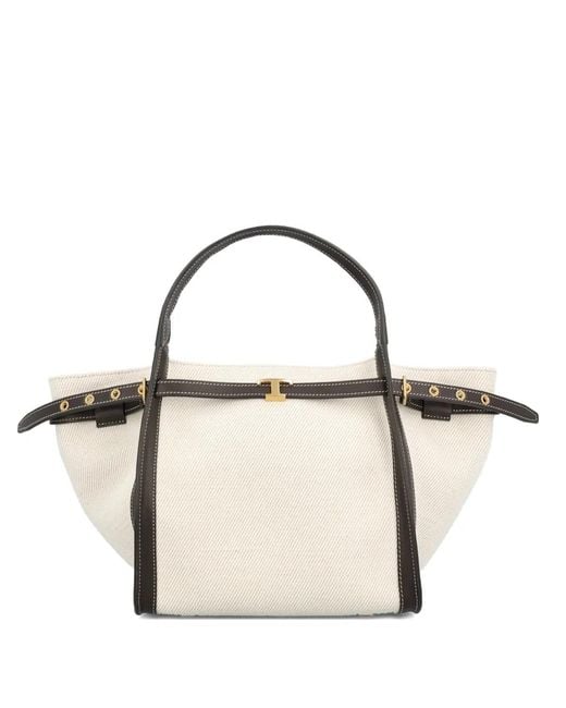 Tod's Metallic Small Tote Bag