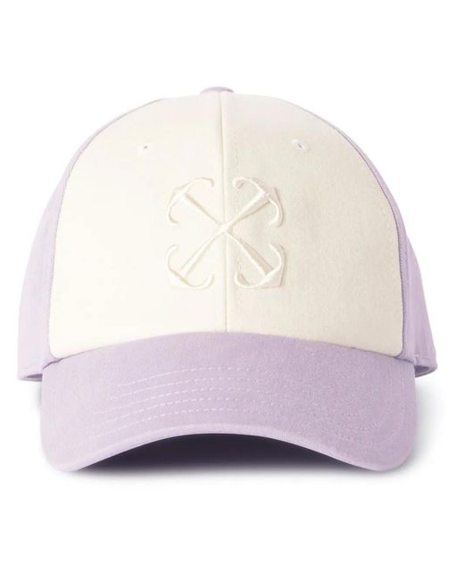 Off-White c/o Virgil Abloh Purple Arrow-Embroidery Baseball Cap
