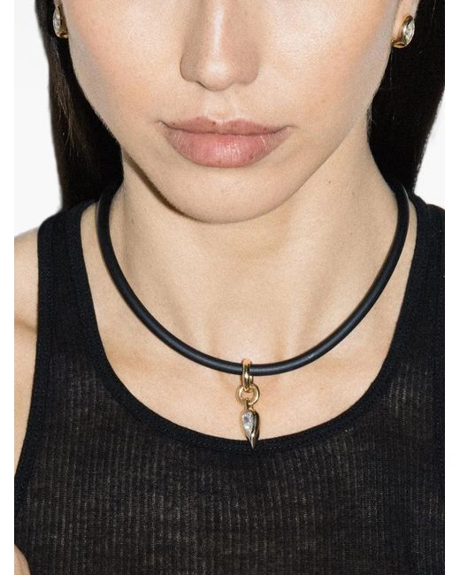 UNIFORM OBJECT Metallic Carriage Diamond Pendant