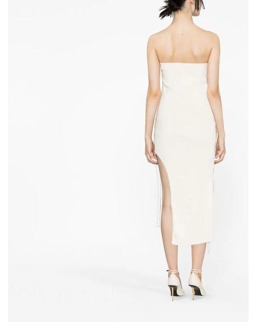 GIUSEPPE DI MORABITO レースアップ ドレス White