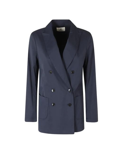 Myths Blue Double-Breasted Blazer