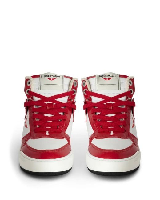 Zadig & Voltaire Red Wings High-Top Sneakers