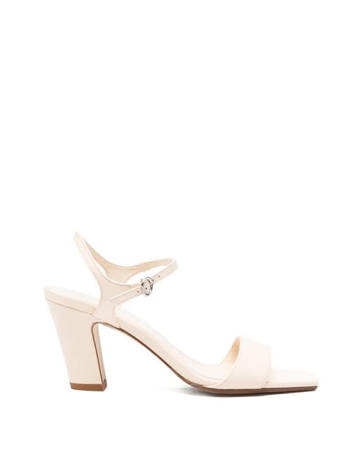 Aeyde White Imogen Nappa Leather Creamy