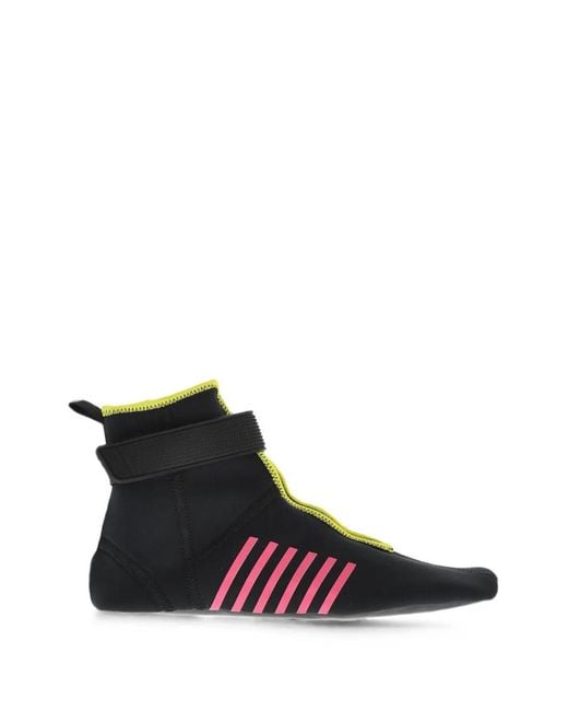 DSquared² White Wave Touch-Strap High-Top Sneakers