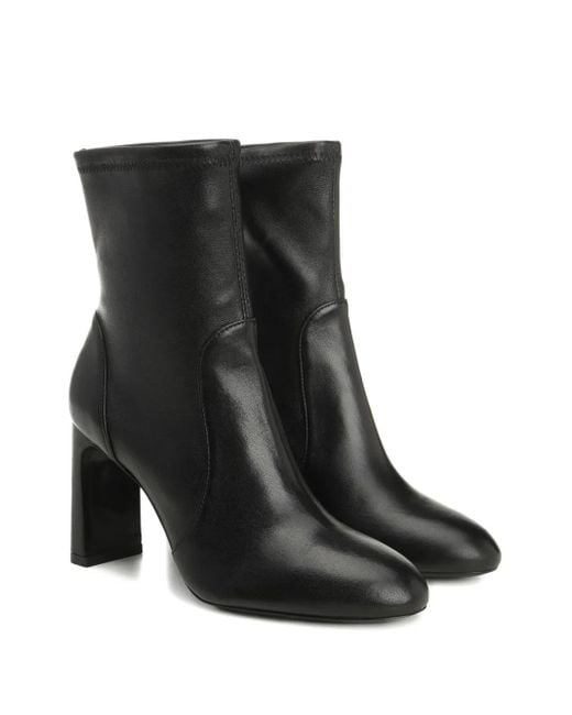 Stivaletti Con Tacco Largo 60Mm di Stuart Weitzman in Black