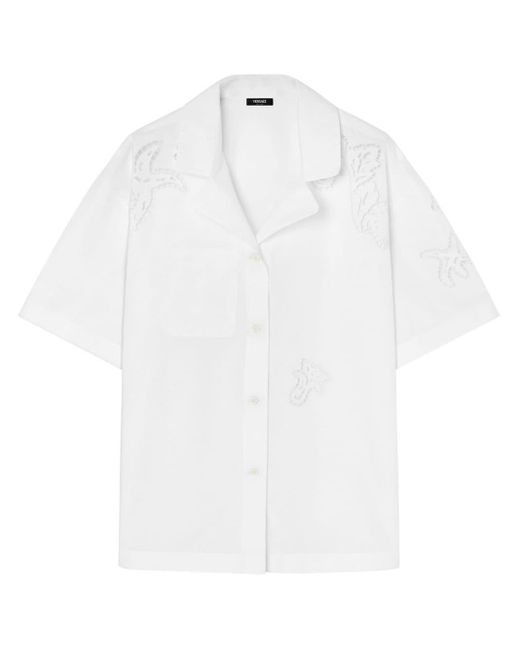 Versace White Klassisches Hemd