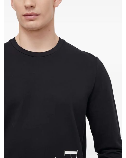 Polo Ralph Lauren Blue Long-Sleeve Logo Pajama Top for men