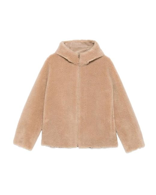 Chaqueta Con Capucha Maje de color Natural