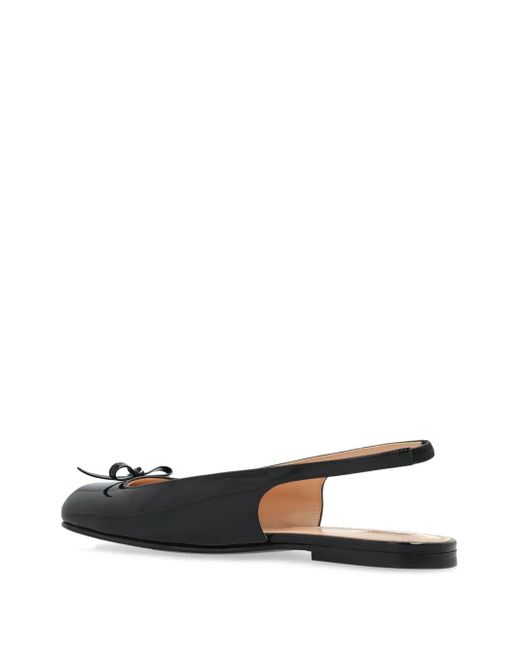 NODALETO Black Bulla Node Sb Ballet Flats