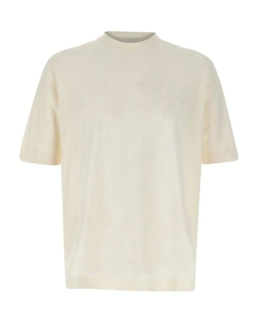 メンズ FILIPPO DE LAURENTIIS Cotton T-shirt White