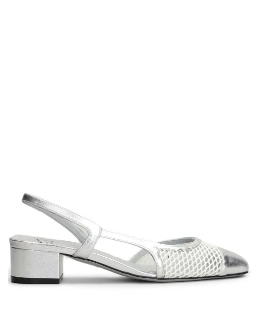 Roberto Festa White 40Mm Ninfa Pumps