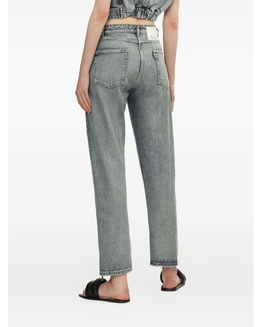 3.1 Phillip Lim Gray Side-Zip Jeans