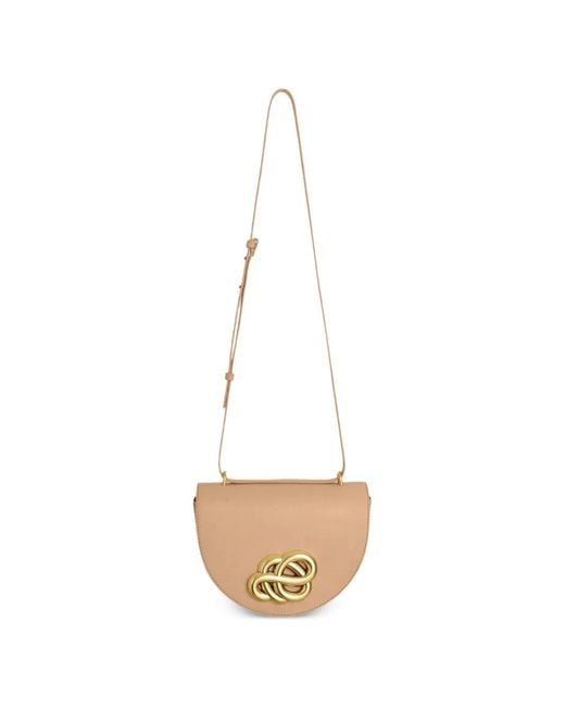 By Malene Birger White Knot-Detail Crossbody Bag