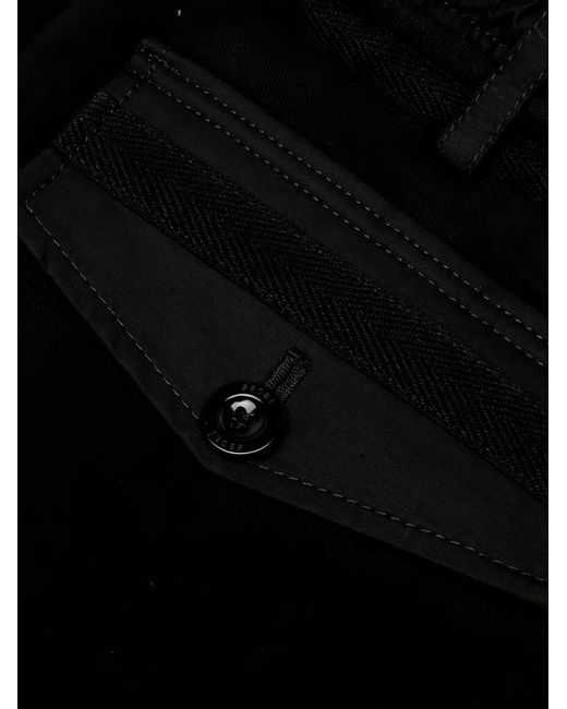 Sacai Black Sponge Drawstring Trousers for men