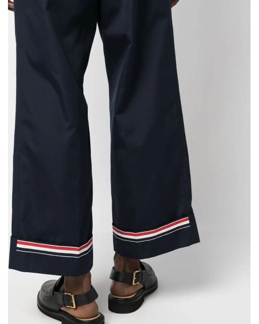 Thom Browne Blue Trousers for men