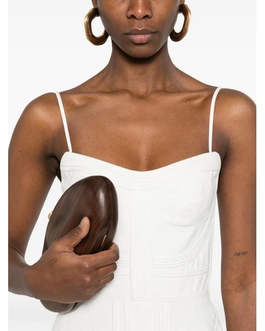Zimmermann White Strap Structured Dress