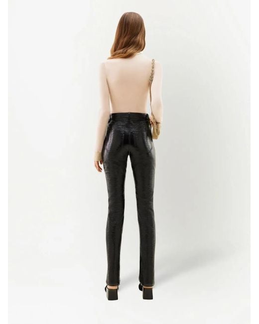Courreges Blue Stretch Cotton Trousers