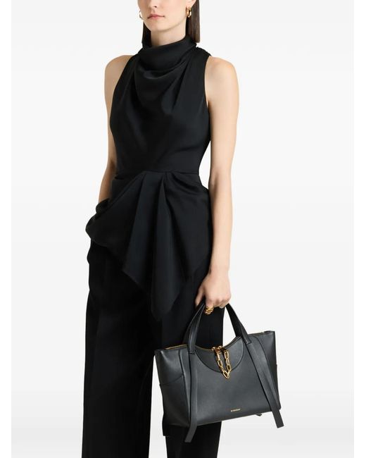 Top Drapeado Sin Mangas Givenchy de color Black
