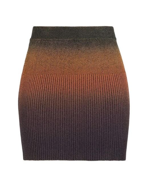 Roberto Cavalli Gebreide Mini-Rok in het Brown