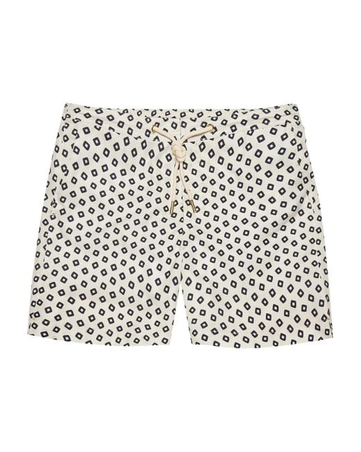 Orlebar Brown Multicolor Mid-Length Lumina Print Drawcord Swim Shorts for men