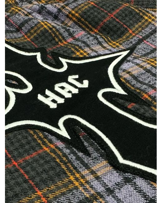 Haculla Black Praising Plaid Basketball Shorts for men
