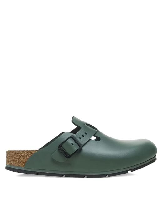 Birkenstock Boston "Thymian" Mules in Green für Herren