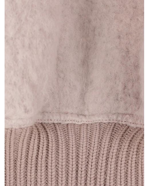Rick Owens Pink Secchia Cropped Jacket