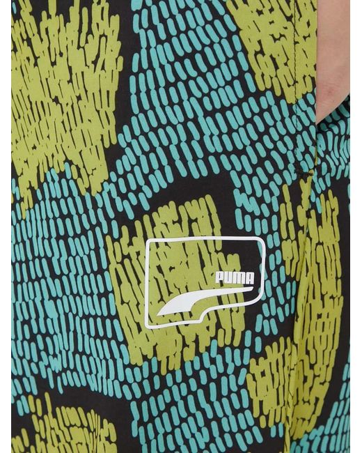 PUMA Green Patterned Trousers