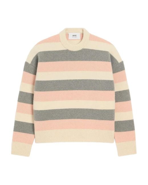 Jersey A Rayas AMI de color Natural