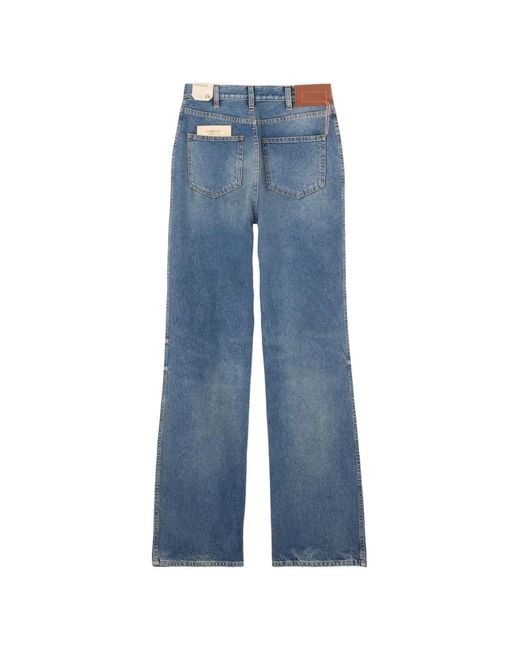 Fortela Blue Patch-Pockets Bootcut Jeans