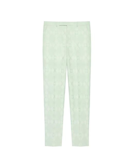 Givenchy Green Straight-Leg Trousers for men