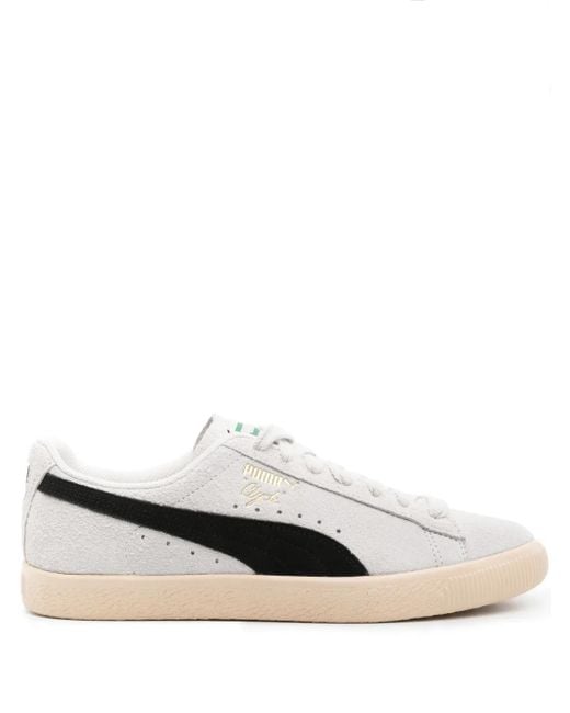 PUMA Clyde スエードスニーカー White