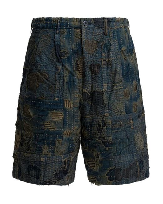 Short À Design Patchwork Kapital pour homme en coloris Gray