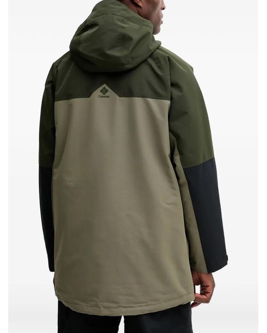 Columbia Green Hooded Ski Jacket for men