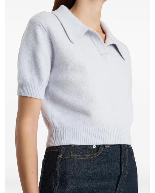 Khaite White Leni Top