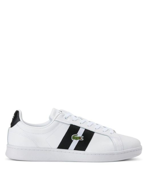 Lacoste White Carnaby Leather Sneakers for men
