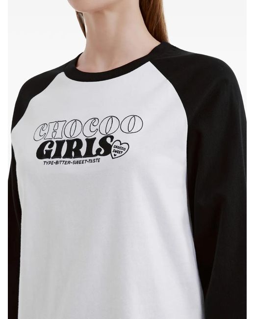 Chocoolate Black T-Shirt À Manches Longues
