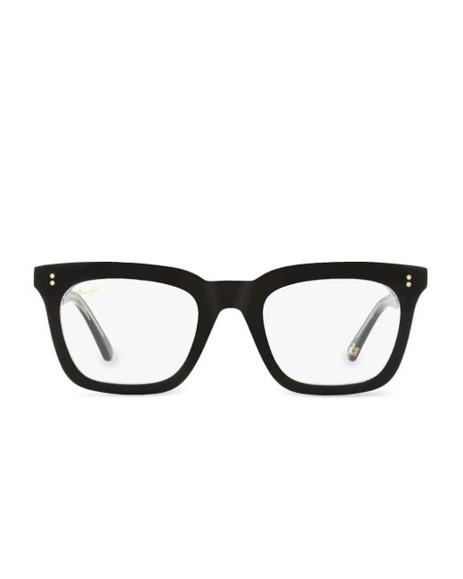 Gafas con montura cuadrada Maui Jim de color Black