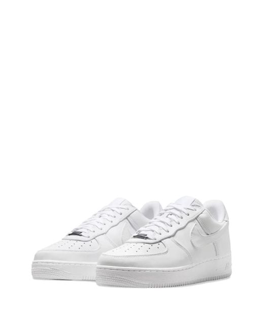 Nike White Air Force 1 Low Premium "Triple" Sneakers for men