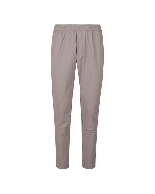 Pmds Gray Steve Elasticated-Waistband Trousers for men