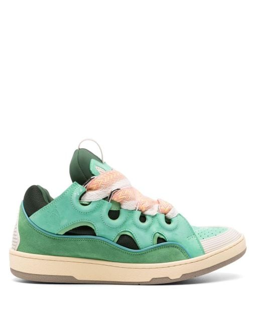 Lanvin Green X Browns Curb Low-top Sneakers for men
