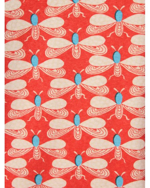 LaDoubleJ Red X Mother Itty Bitty Double Binding Ringer T-Shirt