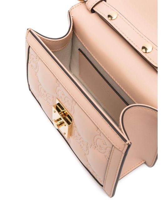 Gucci Pink Small GG Matelassé Tote Bag