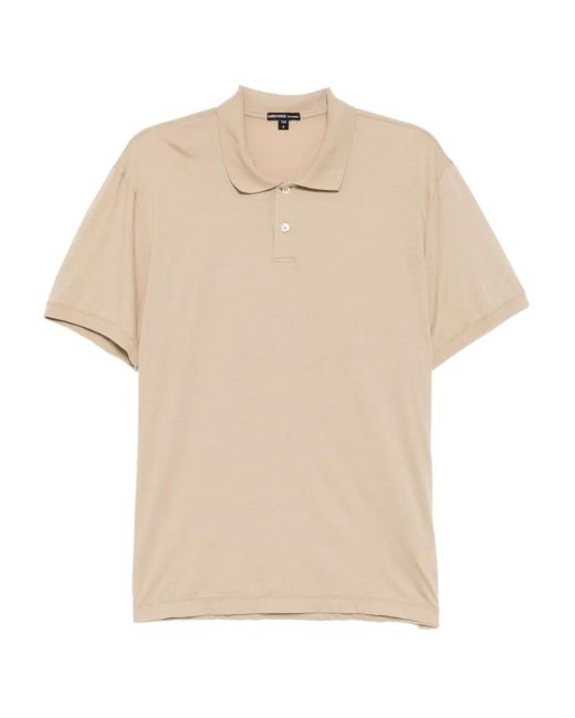Polo Luxe Lotus di James Perse in Natural da Uomo