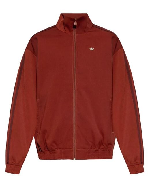 Adidas Red Logo-Plaque Sweatshirt for men